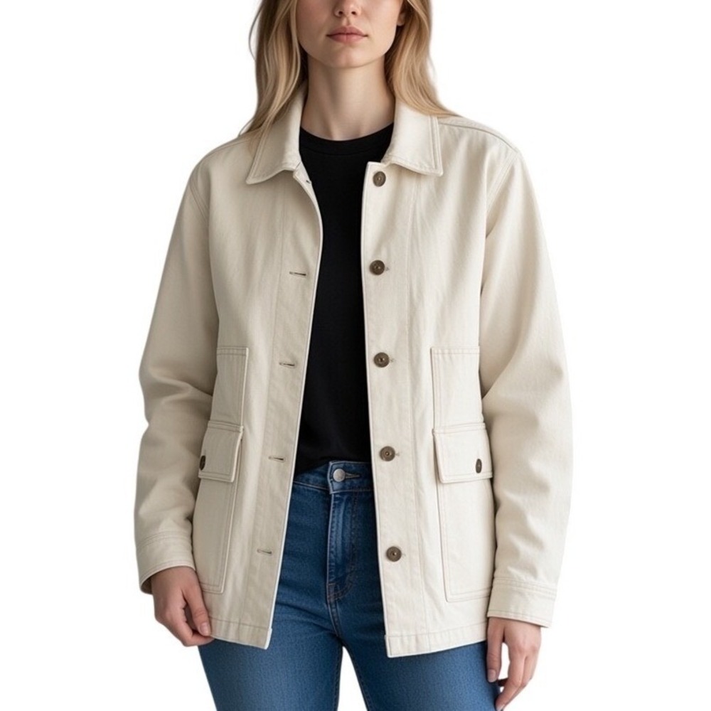 Banana Republic Denim Utility Barn Jacket